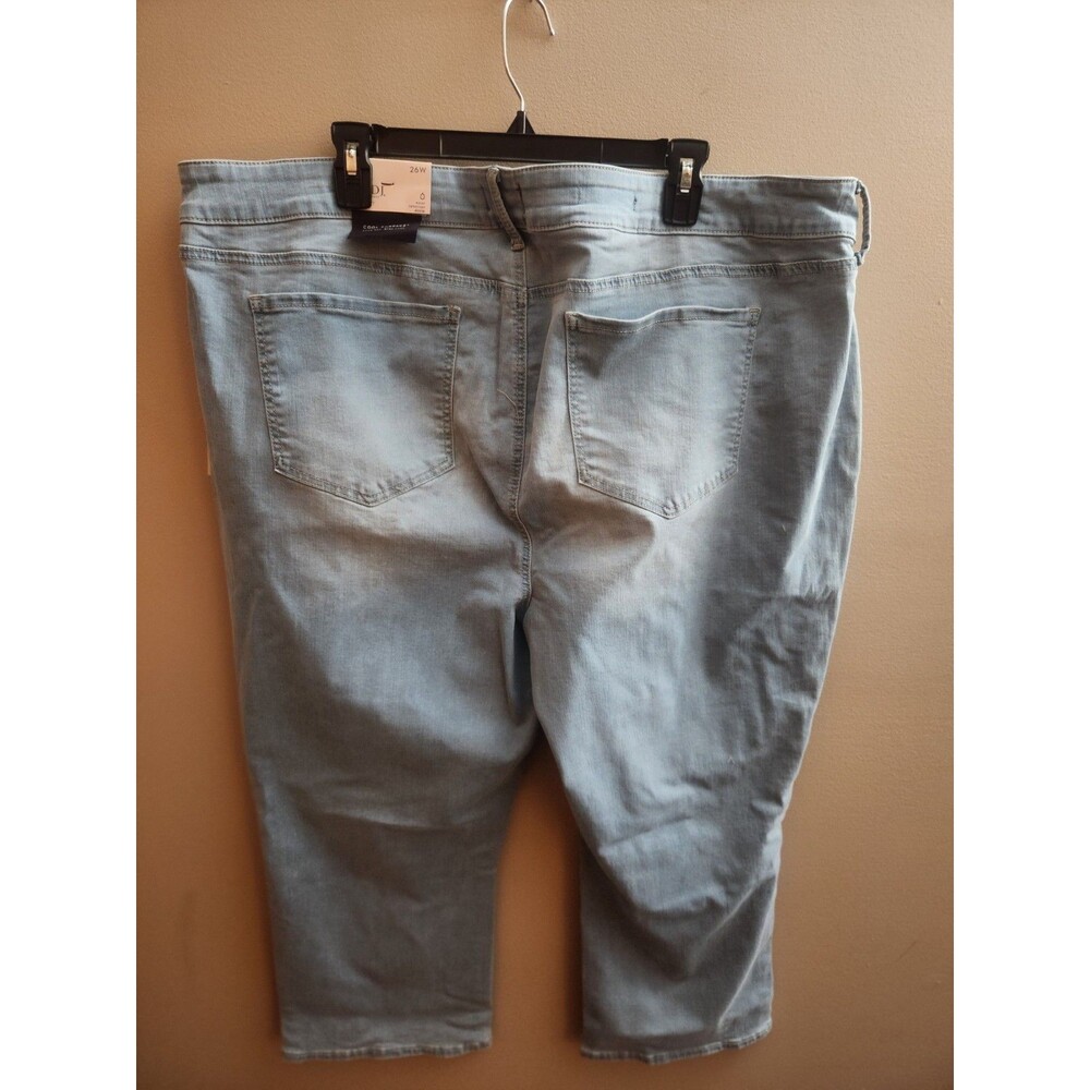 NYDJ Light Wash Blue Marilyn Straight Jeans Liftxtuck Cool Embrace Size 26 NWT - Picture 6 of 7